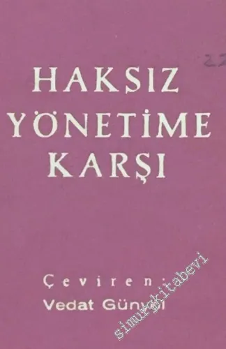 Haksız Yönetime Karşı -        1963