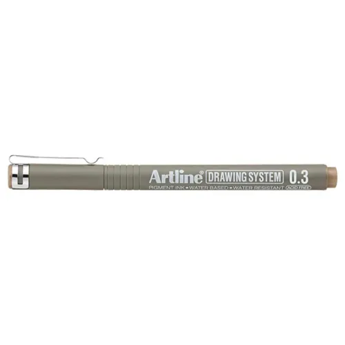 Artline Drawing System 0.3 Çizim Kalemi Uç:0,3mm Pale Brown
