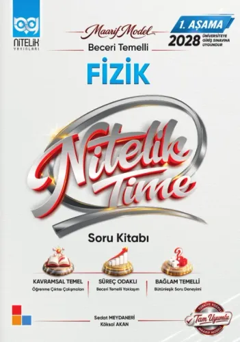 Nitelik Yayınları Üniversiteye Hazırlık FİZİK Maarif Beceri Temelli So