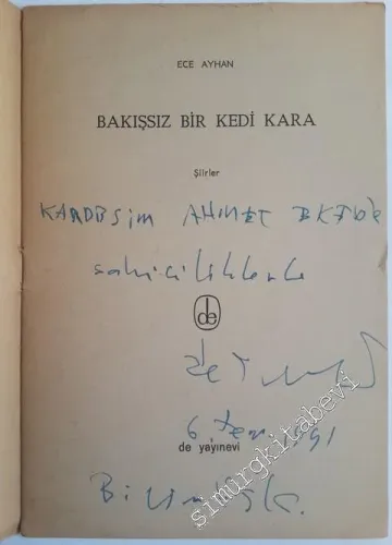 Bakışsız Bir Kedi Kara  -
