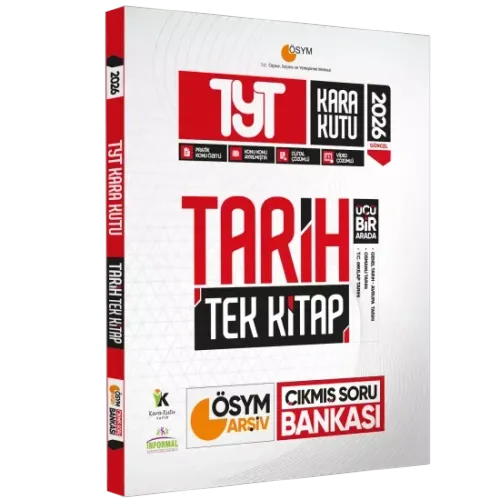 İnformal Yayınları 2026 TYT Tarihin Kara Kutusu TEK Kitap Çıkmış Soru Bankası