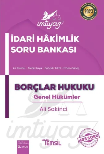 İmtiyaz Borçlar Hukuku - Genel Hükümler Soru Bankası