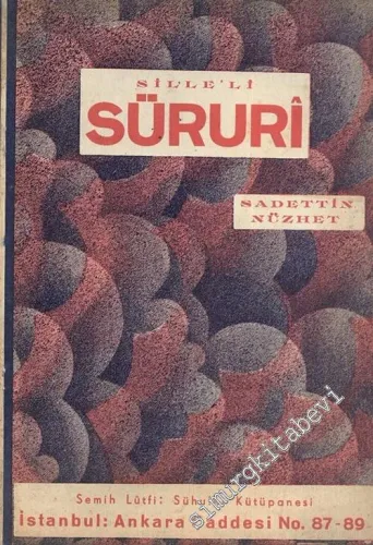 19. Asır Saz Şairlerinden Sille'li Süruri -