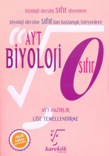 Karekök Yayınları AYT Biyoloji Sıfır