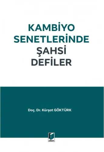 Kambiyo Senetlerinde Şahsi Defiler