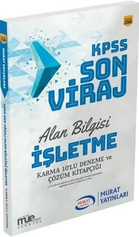 Murat 2019 KPSS Alan Bilgisi İşletme Son Viraj Karma 10'lu Deneme Seti