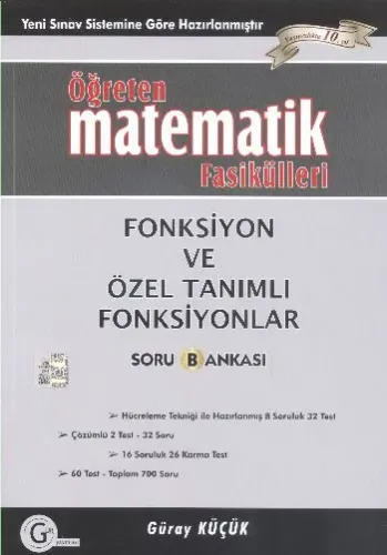 Gür Öğreten Matematik Fasikülleri Fonksiyon ve Özel Tanımlı Fonksiyonlar Soru Bankası