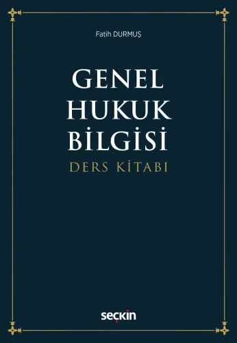 Genel Hukuk Bilgisi Ders Kitabı