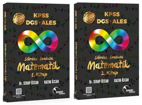 Doktrin Yayınları KPSS DGS ALES Sıfırdan Sonsuza Matematik 1-2 Konu Özetli Soru Bankası 2'li Set