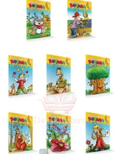 BİTKİLER ALEMİ BOYAMA SERİSİ (8 KİTAP TAKIM)