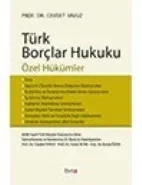 Türk Borçlar Hukuku Özel Hükümler Cevdet Yavuz