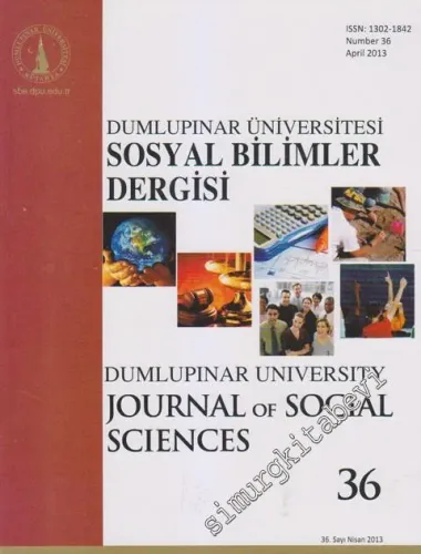 Dumlupınar Üniversitesi Sosyal Bilimler Dergisi - Sayı: 36      Nisan