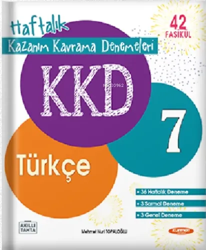7.Sınıf Türkçe Haftalık Kazanım Kavrama Föyleri