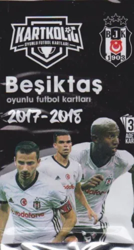 Beşiktaş 2017-18 Sezon Kartkolig Taraftar Kartları - İADESİZ