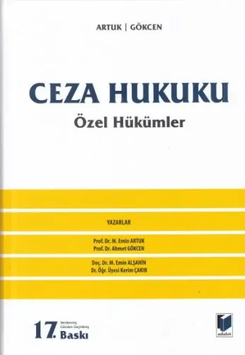 Ceza Hukuku Özel Hükümler