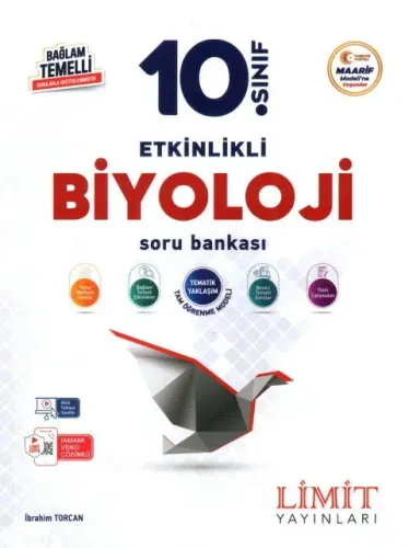 Limit 10. Sınıf Biyoloji Etkinlikli Maarif Soru Bankası