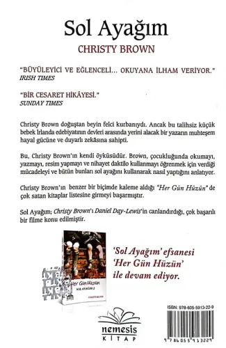 Sol Ayağım Chırısty Brown Nemesis Kitap