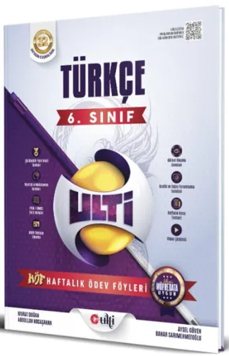 Ulti Yayınları 6. Sınıf Türkçe Haftalık Ödev Föyleri