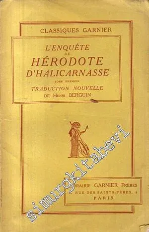 L'enquete de Herotode D'Halicarnasse -