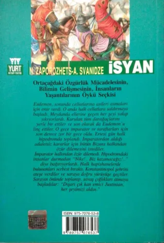 İsyan / Tarihte ve Mitolojide Ada Svanidze Yurt Kitap-Yayın