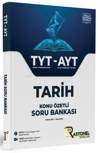 Rasyonel Yayınları YKS TYT AYT Tarih Konu Özetli Soru Bankası