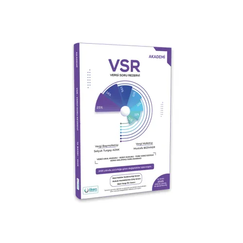 SÜPER FİYAT İlken Yayınları 2025 VSR Vergi Soru Rezervi Akademi Soru B