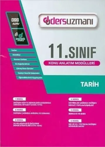 Ders Uzmanı Yayınları 11. Sınıf Tarih Konu Anlatım Modülleri