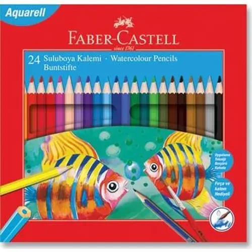 Faber-Castell Aquarel Boya Kalemi 24lü Karton Kutu