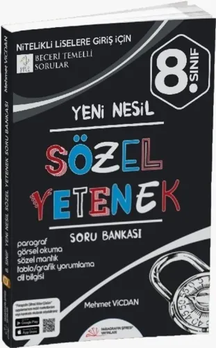 PARAGRAFIN ŞİFRESİ 8.Sınıf Yeni Nesil SÖZEL MANTIK Soru Bankası