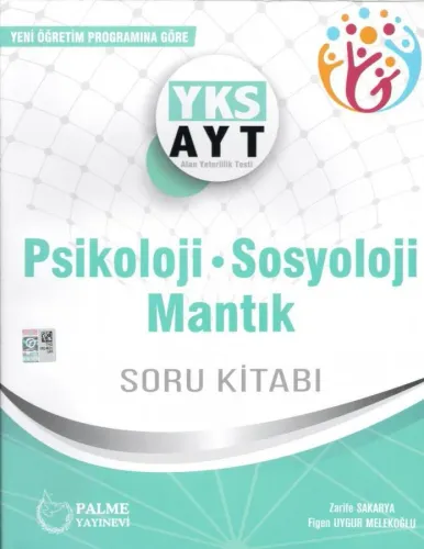 Palme Yayınları AYT Psikoloji Sosyoloji Mantık Soru Kitabı