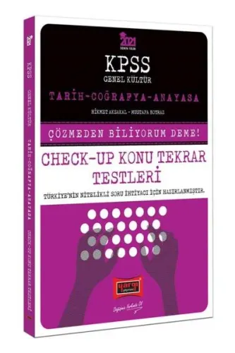 Yargı KPSS GK Tarih Coğrafya Anayasa Check Up Konu Tekrar Testleri