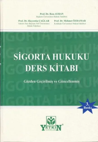Sigorta Hukuku Ders Kitabı