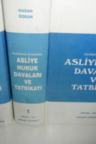 Asliye Hukuk Davaları Ve Tatbikatı / 2 Cilt Takım