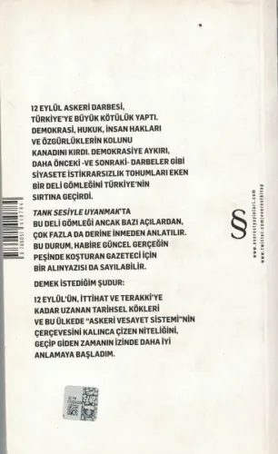 12 Eylül Günlüğü Tank Sesiyle Uyanmak İhsan Kaplan April Yayınları %46