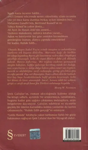 Halide Edip Biyografisine Sığmayan Kadın İpek Çalışlar Everest Yayınla