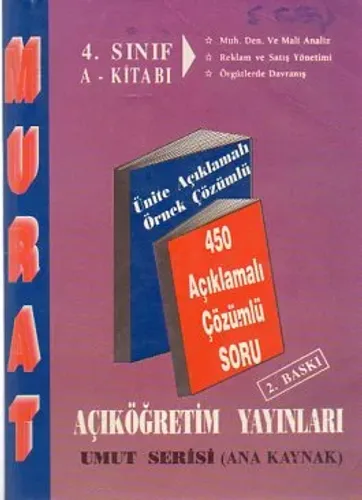 4. Sınıf İşletme A Kitabı