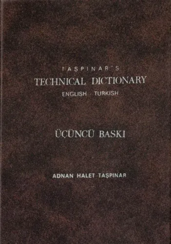 Taşpınar's Technical Dictionary English-Turkish