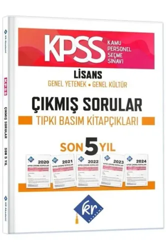 KR Akademi KPSS Genel Yetenek Genel Kültür Tıpkı Basım Son 5 Yıl Çıkmı