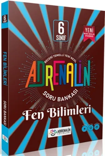 Adrenalin Yayınları 6. Sınıf Fen Bilimleri Soru Bankası