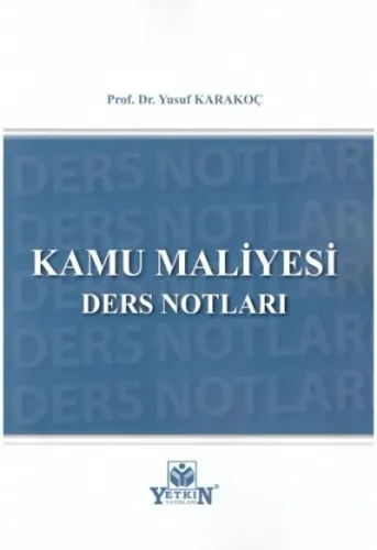 Kamu Maliyesi Ders Notları