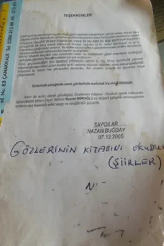 Gözlerinin Kitabını Okudum ( Şiirler )