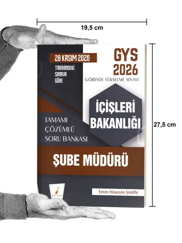 GYS 2026 İçişleri Bakanlığı Şube Müdürü Tamamı Çözümlü Soru Bankası GYS 2026 İçişleri Bakanlığı Şube Müdürü Tamamı Çözümlü Soru Bankası