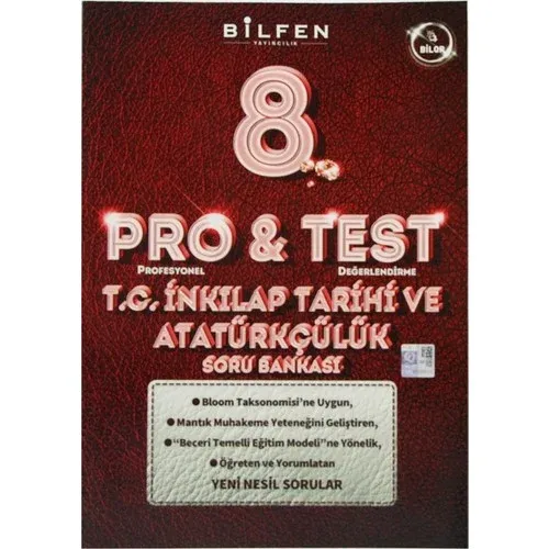 BİLFEN 8.Sınıf PROTEST İNKILAP TARİHİ Soru Bankası
