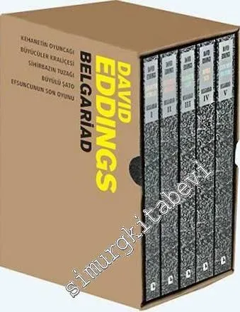 Belgariad: Kehanetin Oyuncağı, Büyücüler Kraliçesi, Sihirbazın Tuzağı, Büyülü Şato, Efsuncunun Son Oyunu 5 KİTAP -