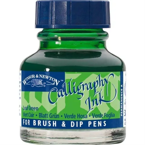 Winsor Newton Caligrafy Ink 30cc Leaf Green