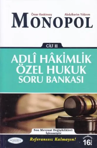 Adli Hakimlik Özel Hukuk Soru Bankası