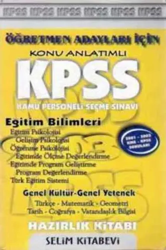 Öğretmen Adayları İçin Konu Anlatımlı KPSS