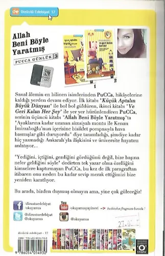 Pucca Günlük 3 Allah Beni Böyle Yaratmış Pucca O Kitaplar %50 indiriml