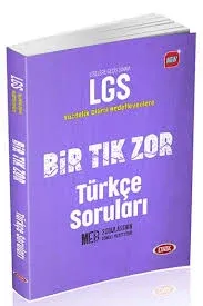DATA LGS BİR TIK ZOR TÜRKÇE SORULARI
