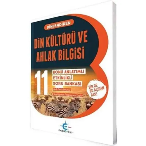 Eker Test 11. Sınıf Din Kültürü Dinlendiren Konu A
